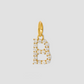 Medium Floating Diamond Minimal Block Letter