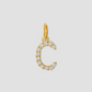 Medium Floating Diamond Minimal Block Letter