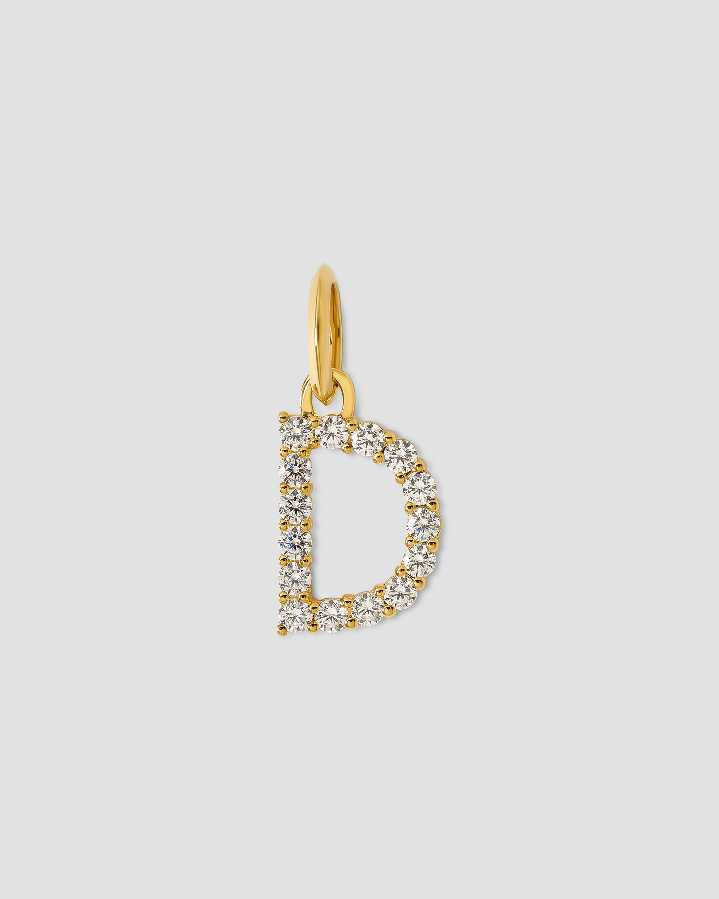 Medium Floating Diamond Minimal Block Letter