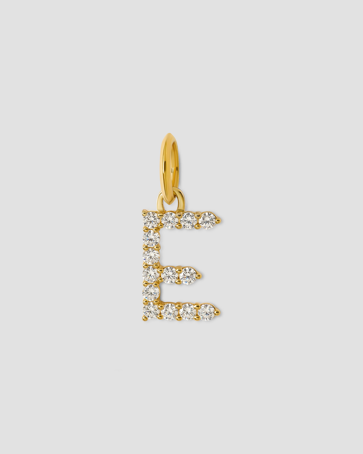 Medium Floating Diamond Minimal Block Letter