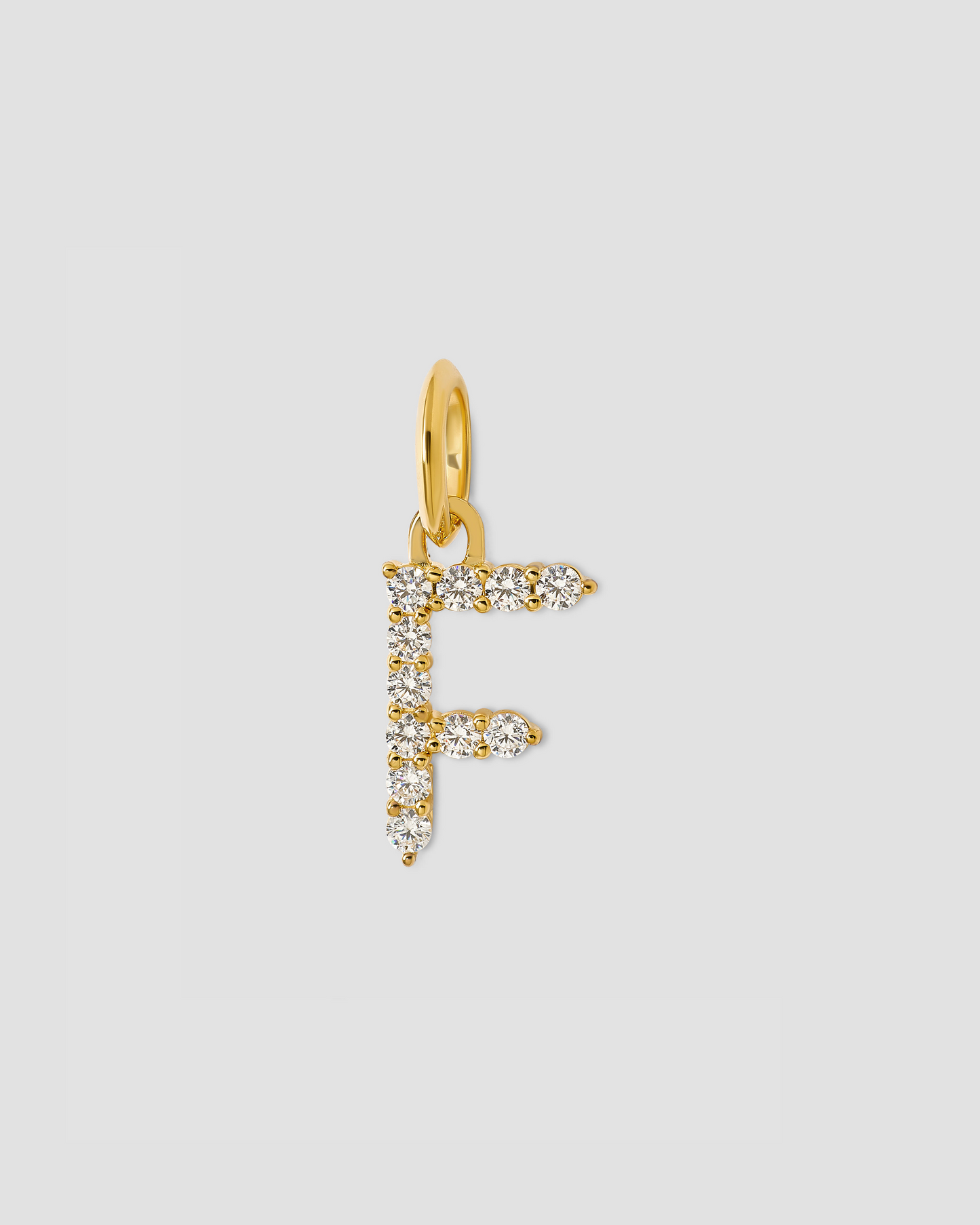 Medium Floating Diamond Minimal Block Letter