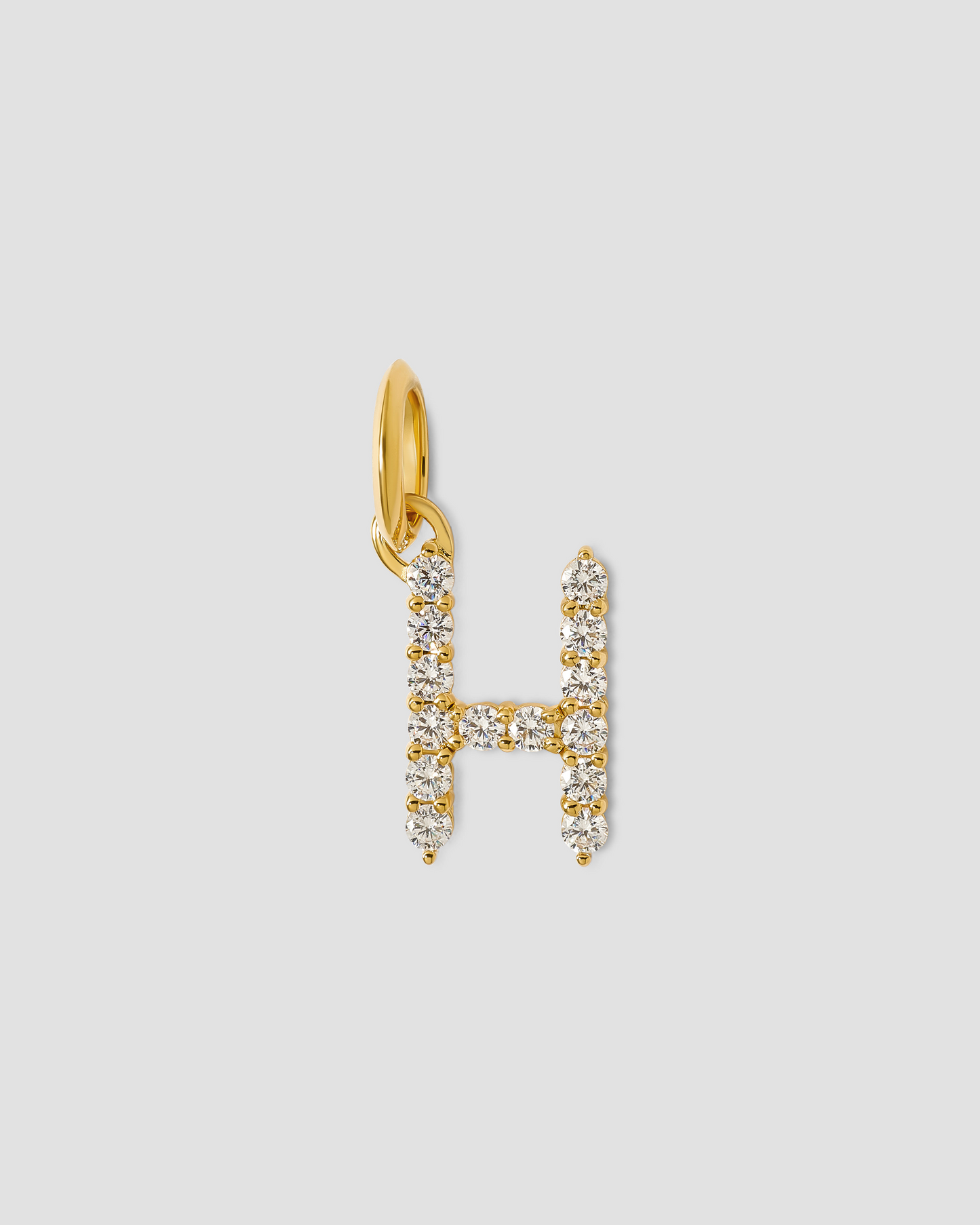 Medium Floating Diamond Minimal Block Letter