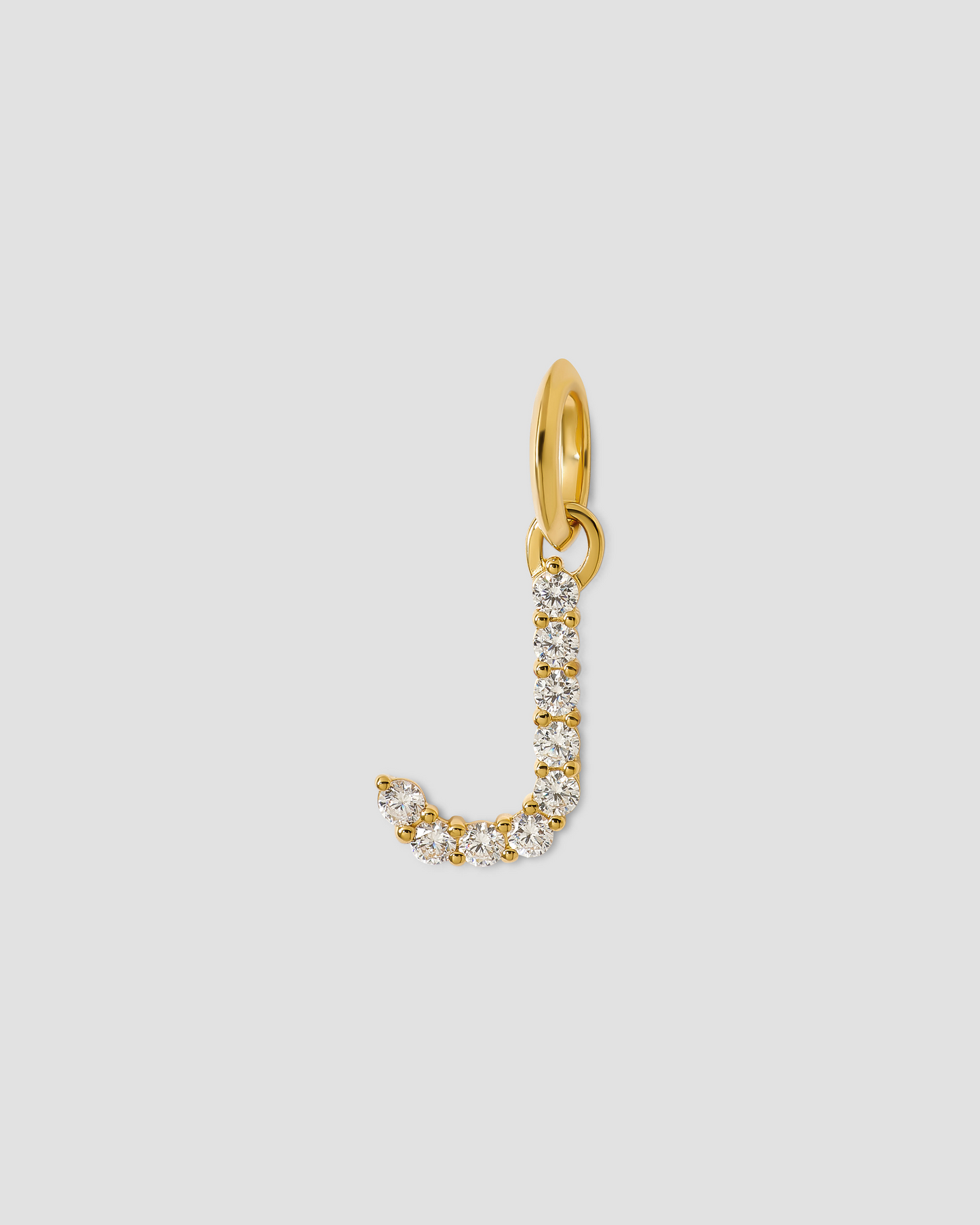 Medium Floating Diamond Minimal Block Letter