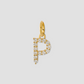 Medium Floating Diamond Minimal Block Letter