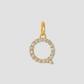 Medium Floating Diamond Minimal Block Letter