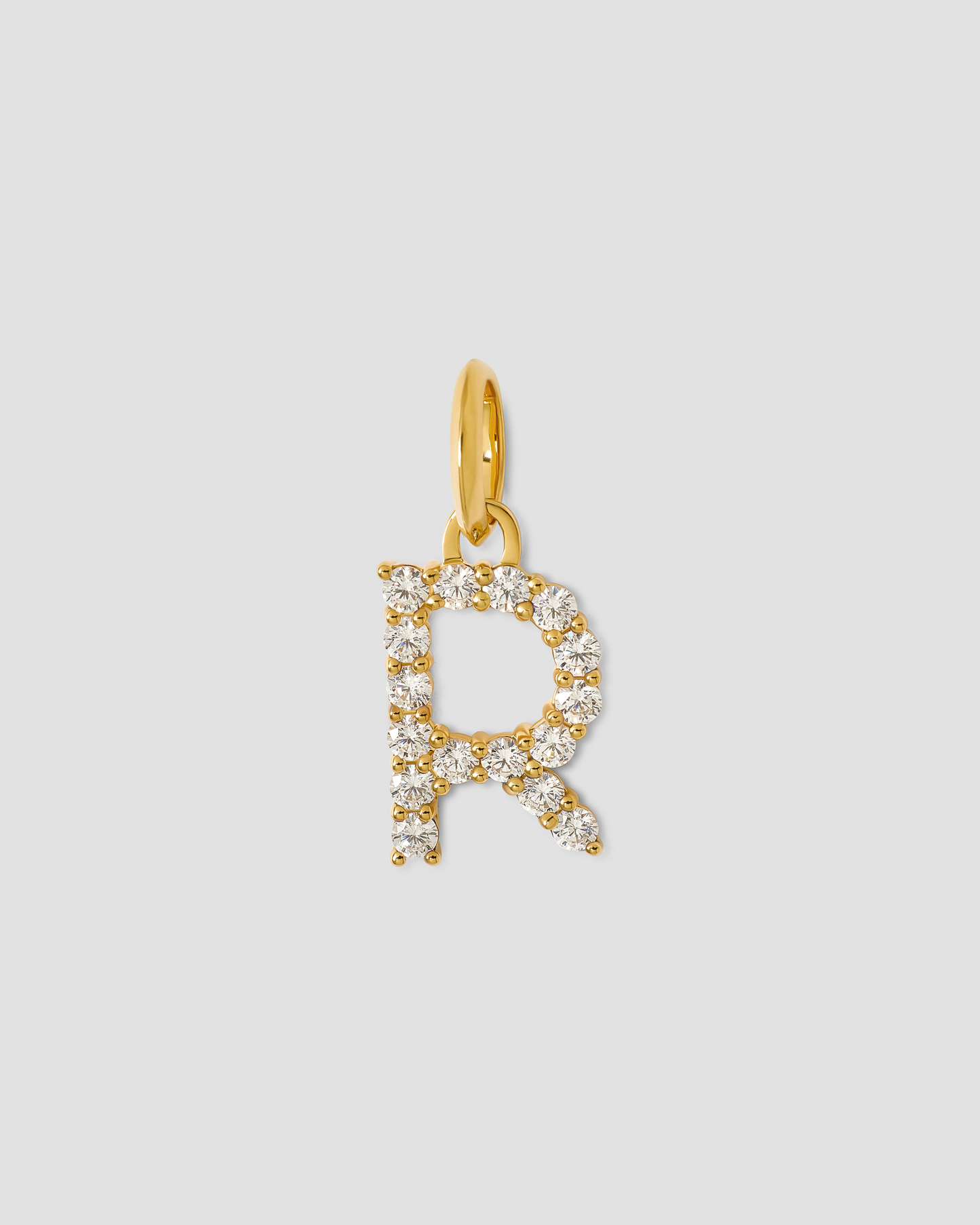 Medium Floating Diamond Minimal Block Letter