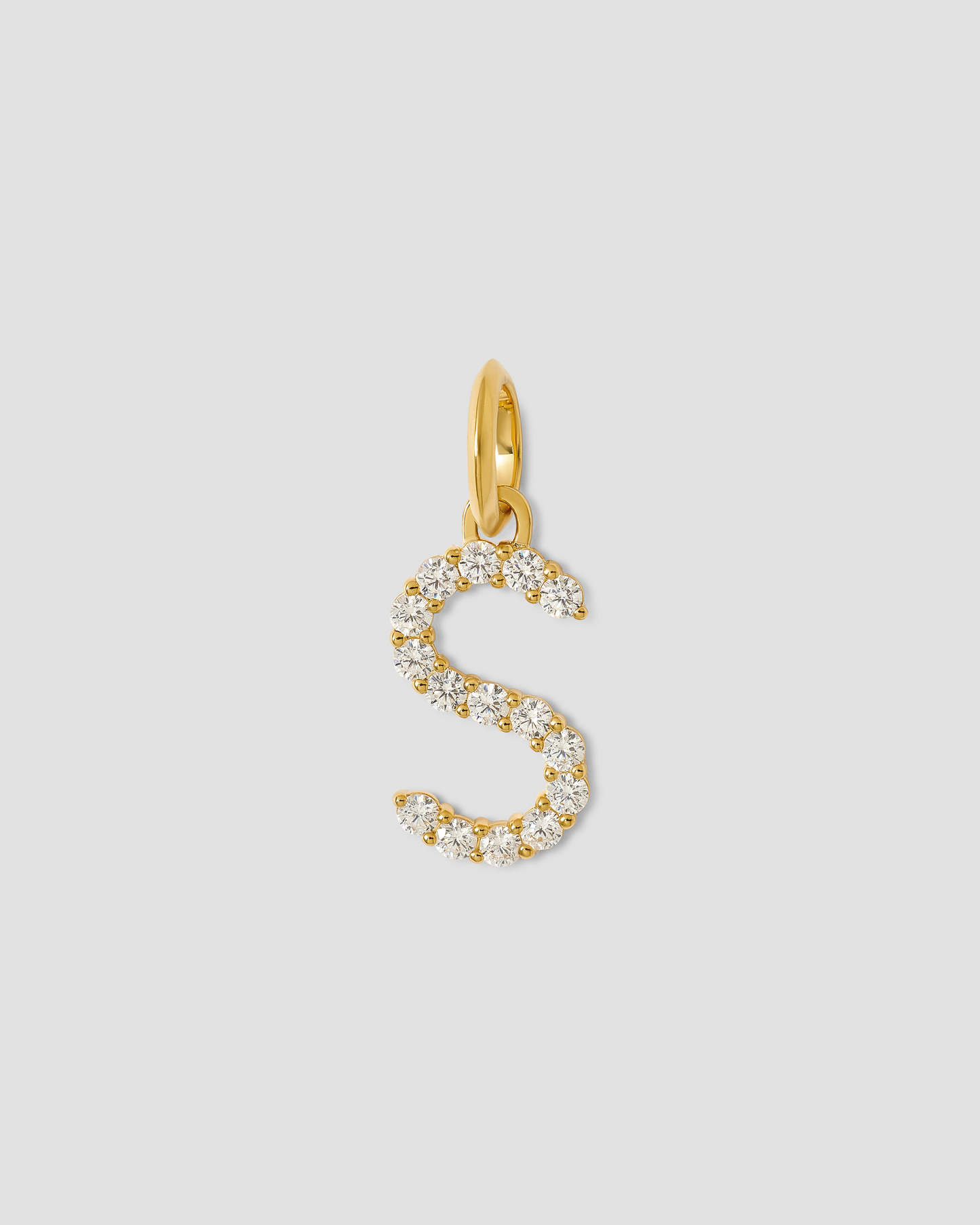 Medium Floating Diamond Minimal Block Letter
