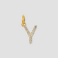 Medium Floating Diamond Minimal Block Letter
