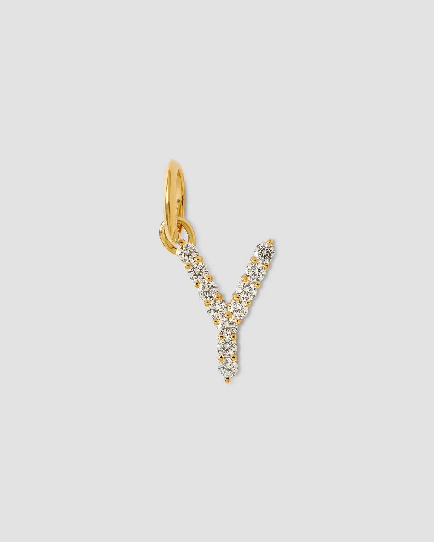 Medium Floating Diamond Minimal Block Letter