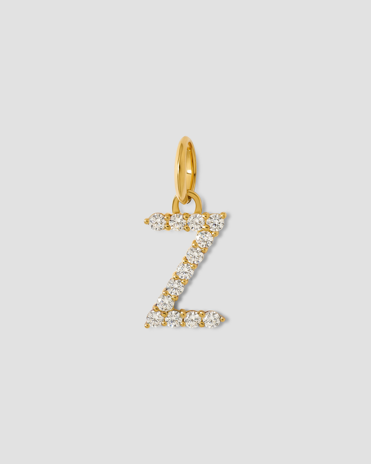 Medium Floating Diamond Minimal Block Letter