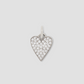 Medium Heart with Pavé White Diamonds
