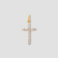 Medium Floating Diamond Cross