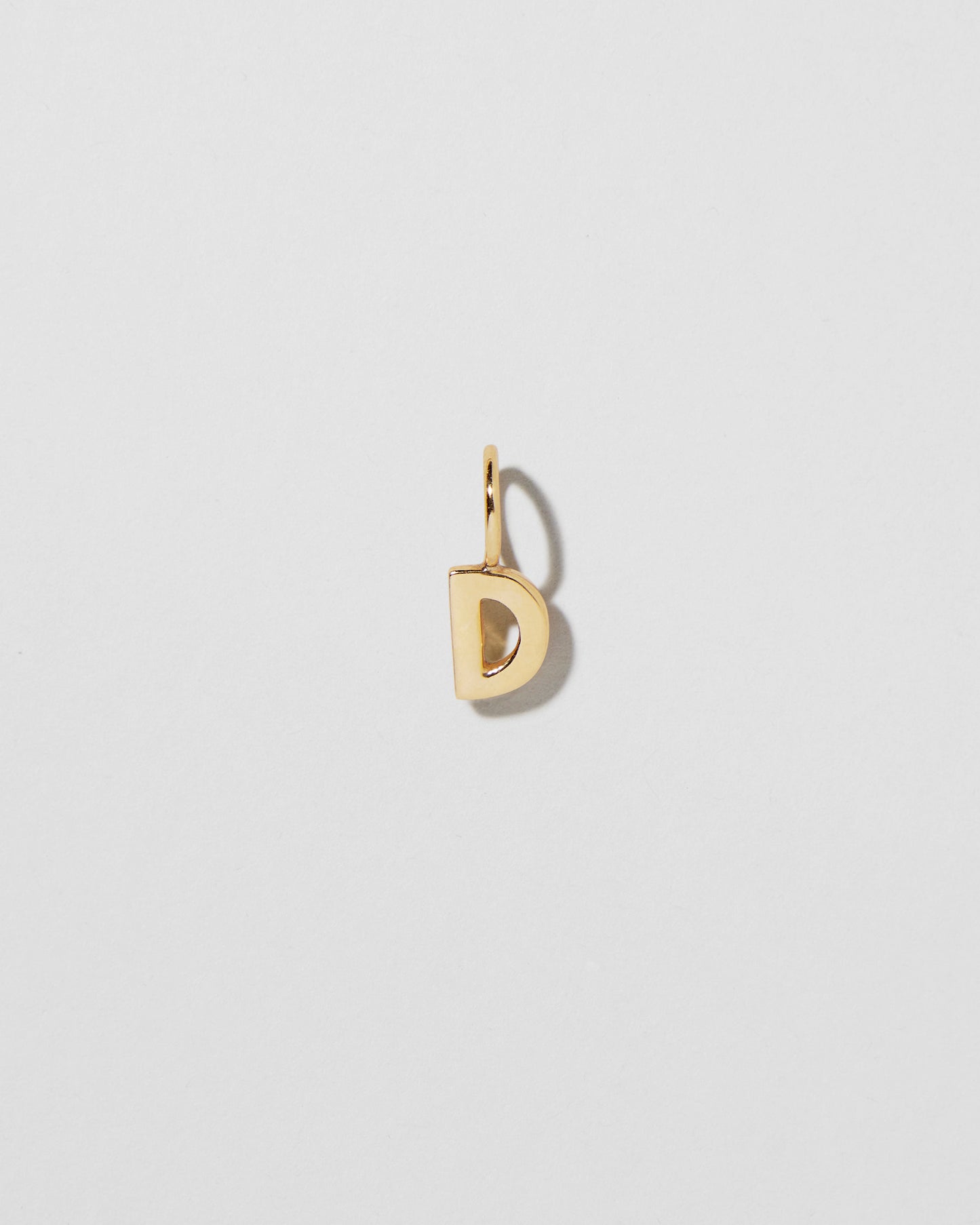 Jennifer Fisher - Mini Minimal Block Letter D - Yellow Gold