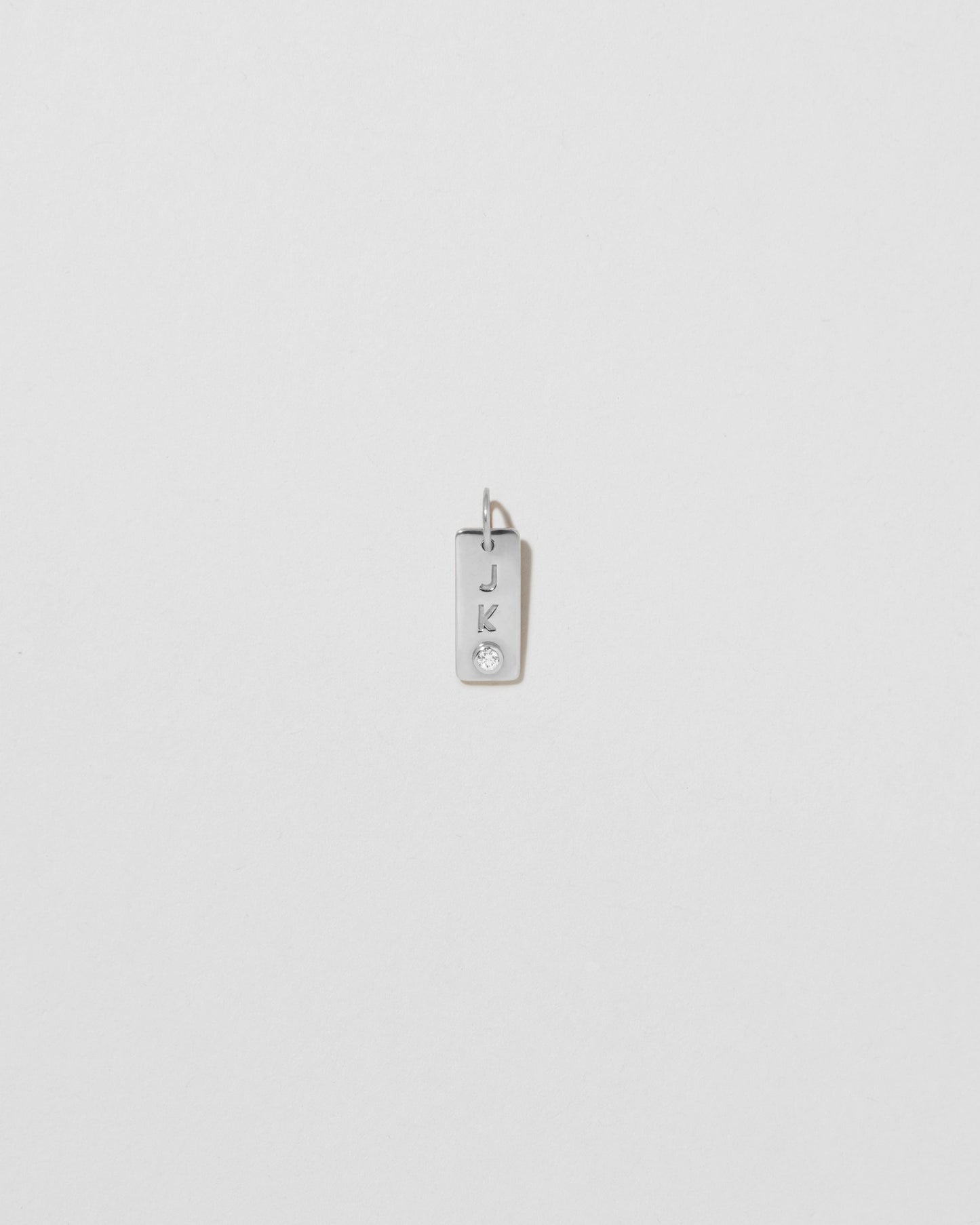 Mini Dog Tag with Diamond