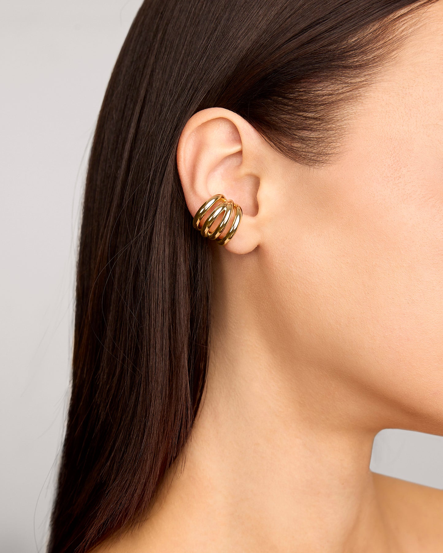Abstract Line Ear Cuff