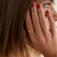 Mini Gothic Letter Signet Ring A-N