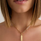 Survivor Dog Tag in 18k Yellow Gold