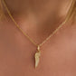Small Wing Charm in 18K Yellow Gold