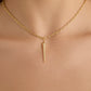 Skinny Cone Charm in 18K Yellow Gold
