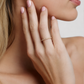Lab Diamond Round Cut Eternity Band