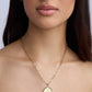 Personalized Circle Charm Homecoming Edition in 18K Yellow Gold