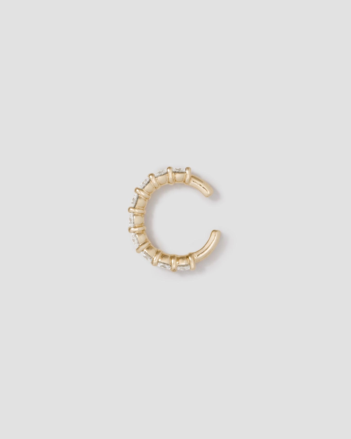 Oversized Floating Diamond Ear Cuff