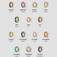 Eternity Bead charm - close-up detail | gold charm necklace