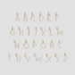 Floating Diamond Minimal Block Letter