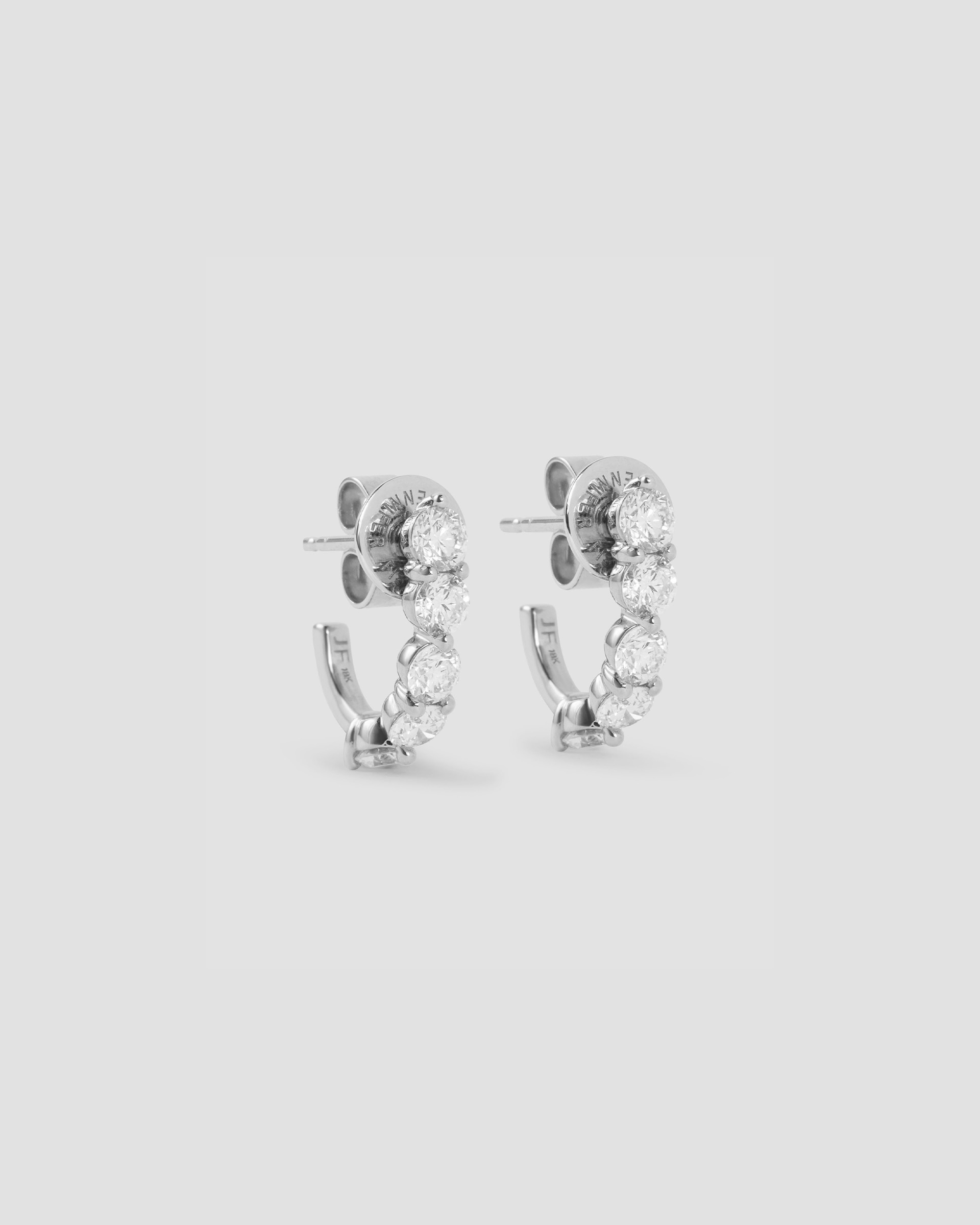 18k white gold pair