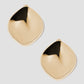 Puffy Cushion earrings on grey background.