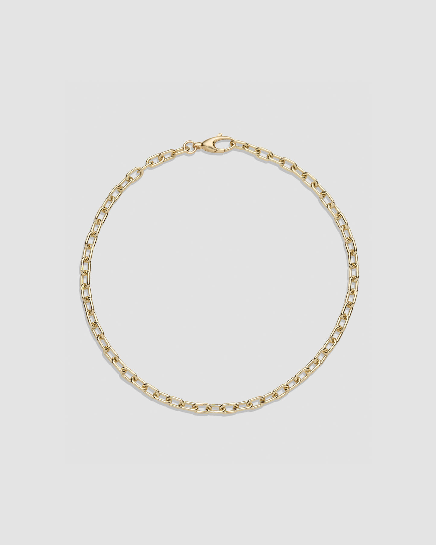 Large Round Link Chain Anklet