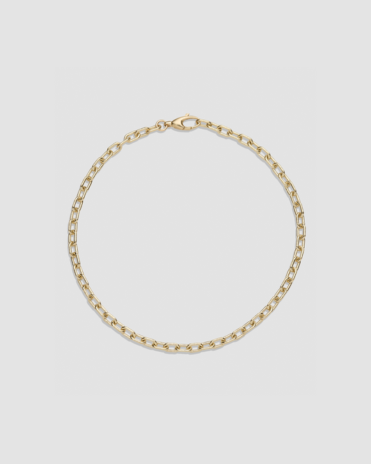 Large Round Link Chain Anklet