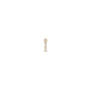 Single 3 Oversized Floating Diamond Drop Huggie in 18K Yellow Gold