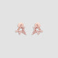 Single Small Star Earring with Pavé White Diamonds