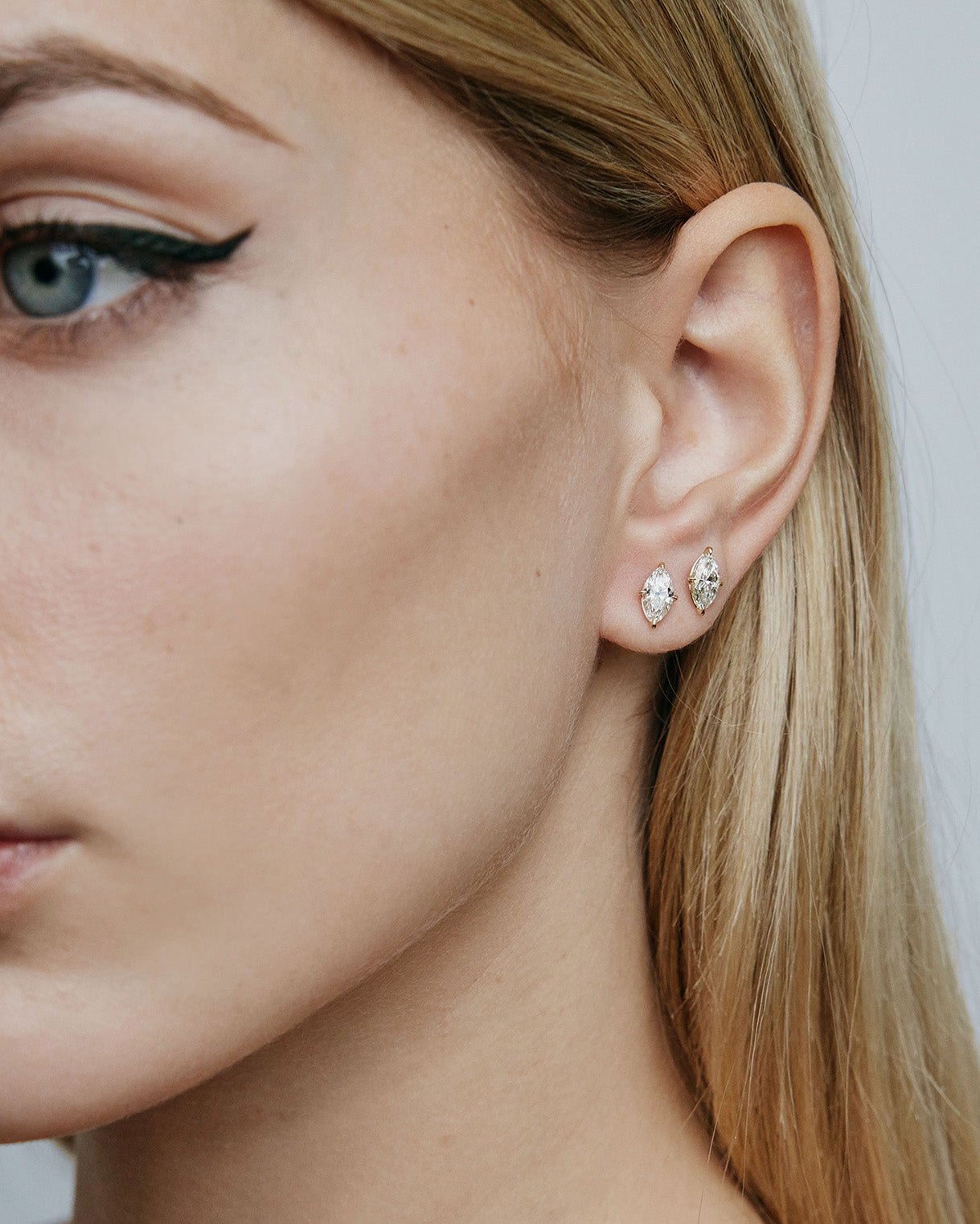 JF Lab - Marquise Stud Earrings