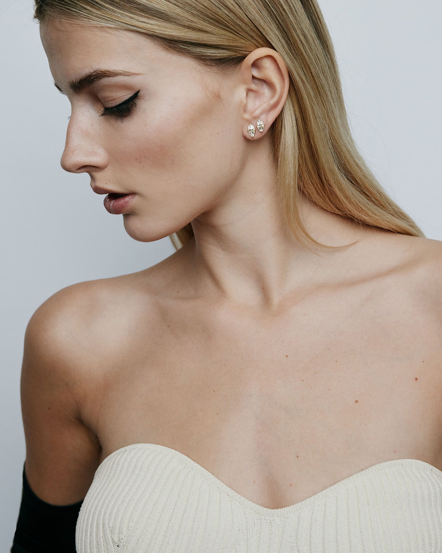 JF Lab - Marquise Stud Earrings