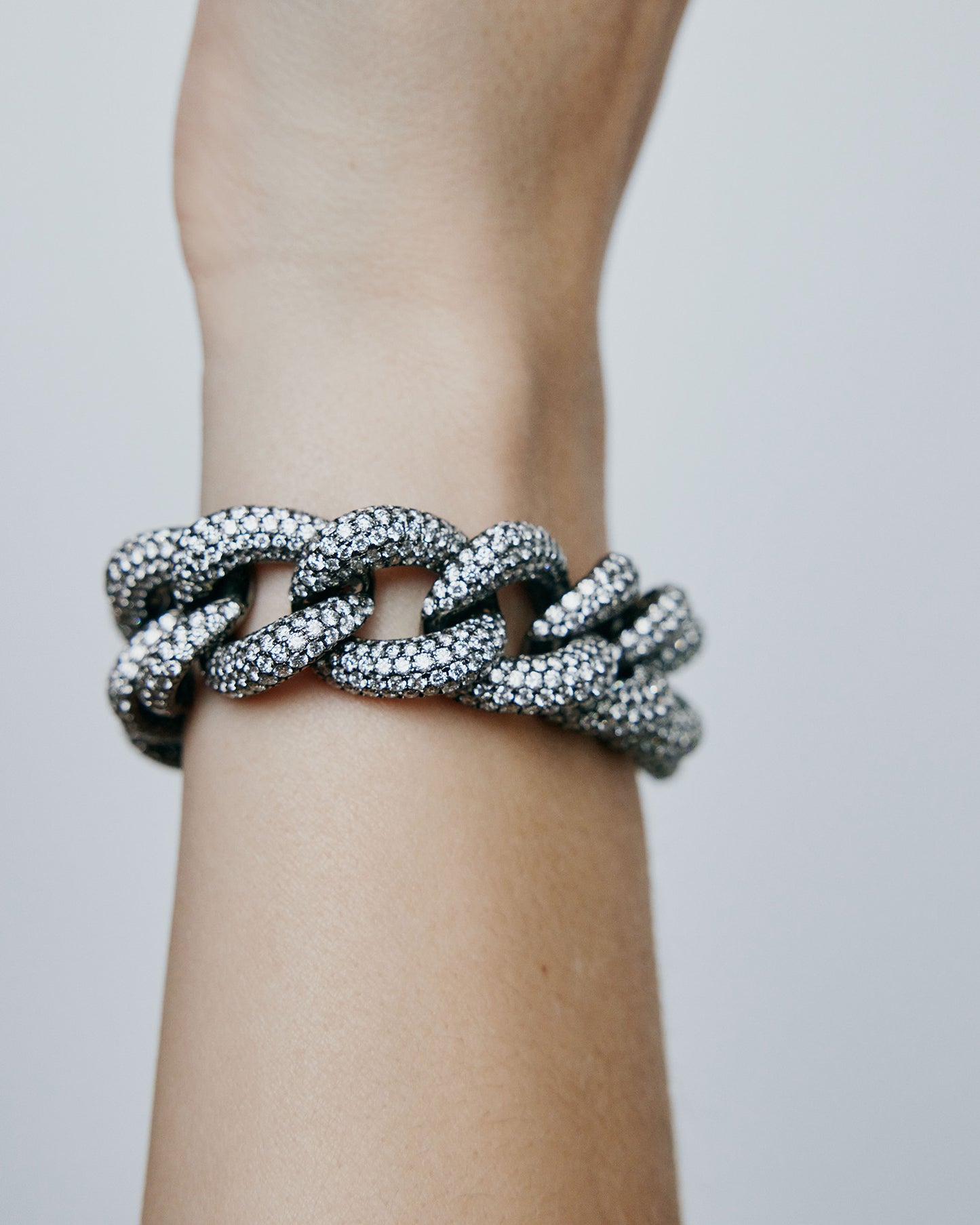 JF Lab - Pavé Diamond Cuban Link Bracelet