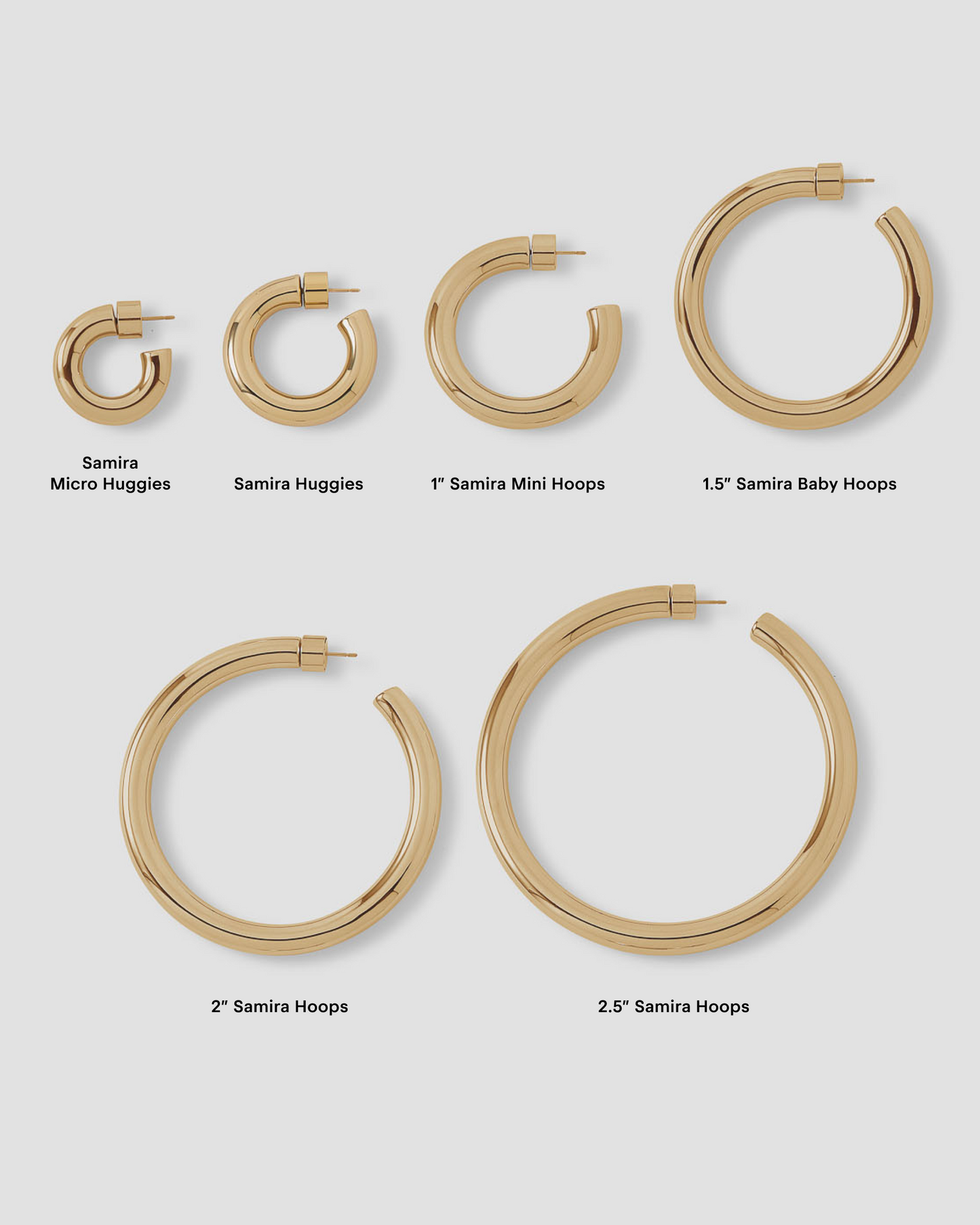 2" Samira Hoops
