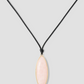 Semi-Precious Dagger Leather Cord Necklace