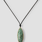 Semi-Precious Dagger Leather Cord Necklace