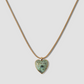 Semi-Precious Small Heart Chain Necklace