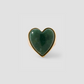 Semi-Precious Heart Pinky Ring