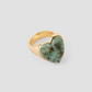 Semi-Precious Heart Pinky Ring