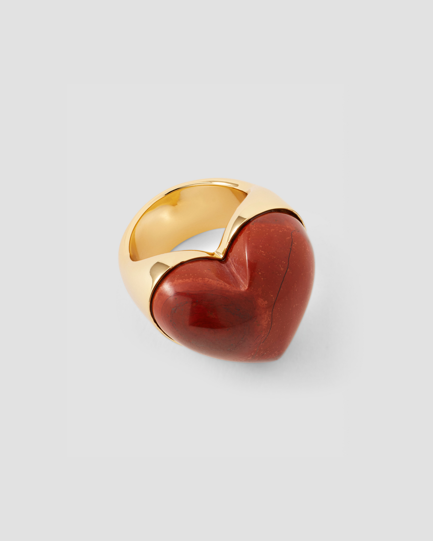 Semi-Precious Heart Ring