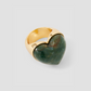 Semi-Precious Heart Ring