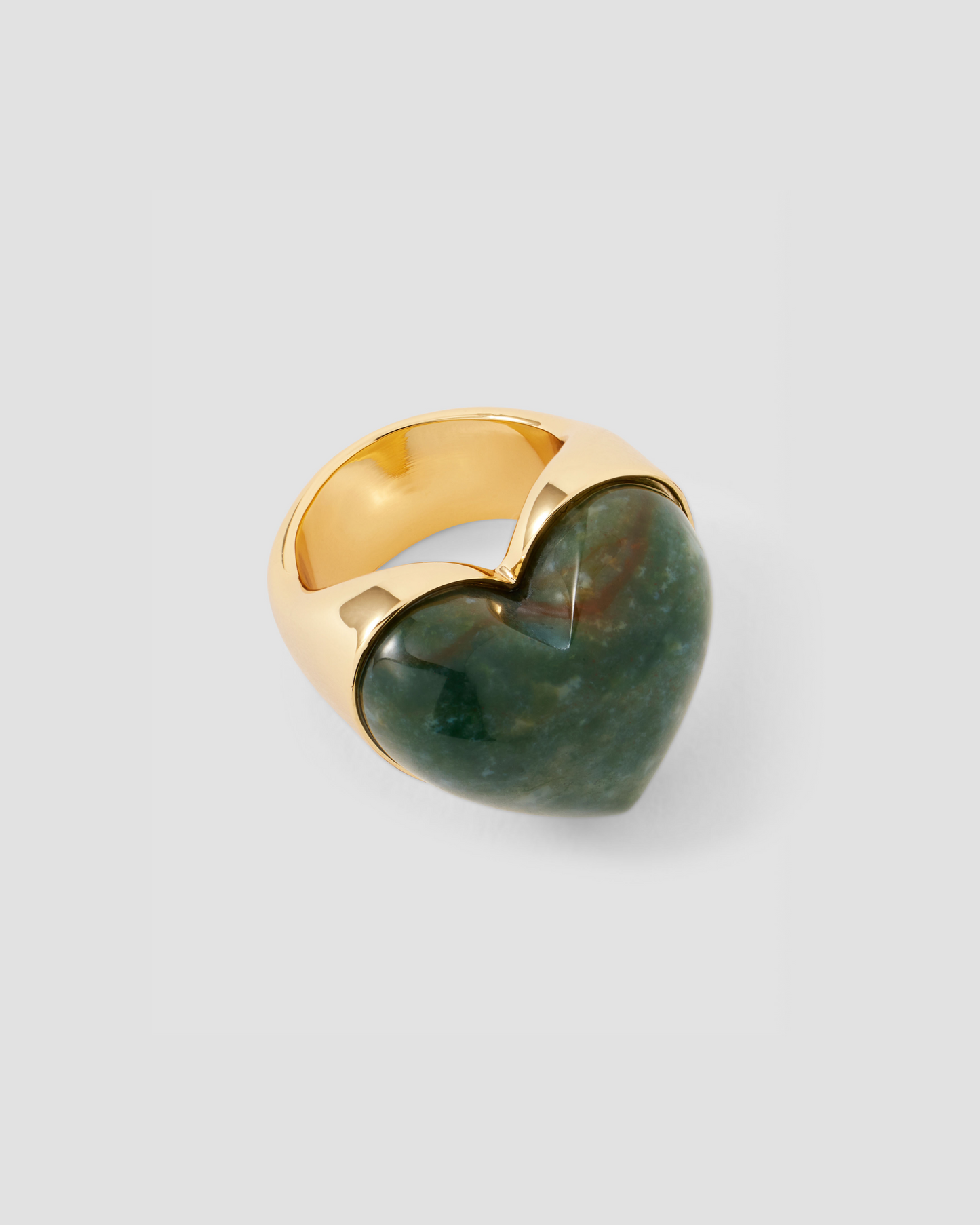 Semi-Precious Heart Ring