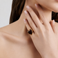 Semi-Precious Heart Pinky Ring