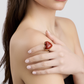 Semi-Precious Heart Ring