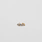Jennifer Fisher - Single 3 Oversized Floating Diamond Huggie - Yellow Gold