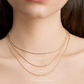 Lab Diamond Round Cut Tennis Necklace